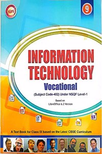 Information Technology Vocational Under NSQF Level -1 For Class 9 - CBSE - Examination 2023-2024