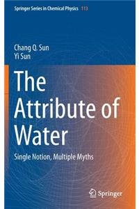 Attribute of Water: Single Notion, Multiple Myths