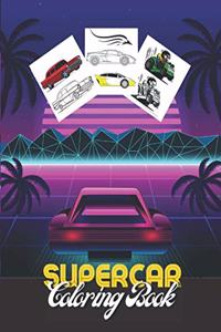 Supercar Coloring Book