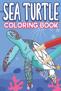 Sea Turtle Coloring Book