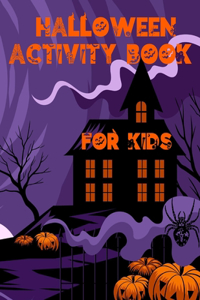 Halloween Activity Book For Kids