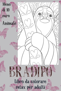 Libro da colorare relax per adulti - Meno di 10 euro - Animale - Bradipo