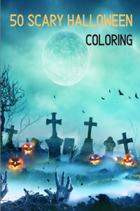 50 Scary Halloween Coloring