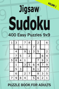 Jigsaw Sudoku Puzzle Book for Adults