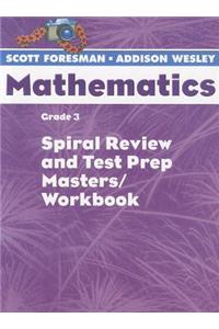 Scott Foresman Math 2004 Spiral Review and Test Prep Masters Grade 3 2004c