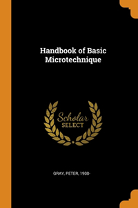 Handbook of Basic Microtechnique