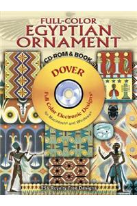 Full-Color Egyptian Ornament CD-ROM and Book