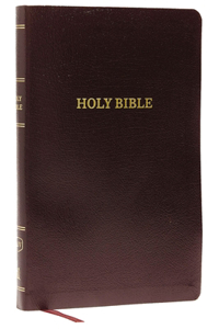 KJV, Thinline Reference Bible, Bonded Leather, Burgundy, Indexed, Red Letter Edition