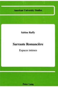 Sarraute Romanciere