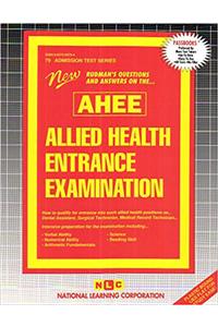Allied Health Entrance Examination (Ahee)