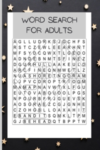 Word Search For Adults