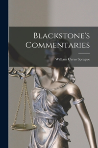 Blackstone's Commentaries