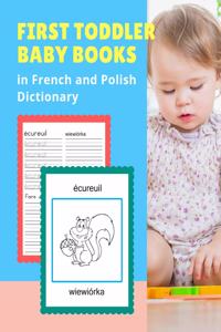 First Toddler Baby Books in French and Polish Dictionary