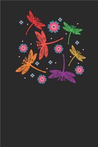 Dragonfly Flower Pattern