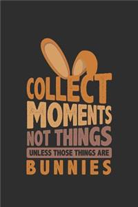 Collect Moments Not Things Unless Those Things Are Bunnies
