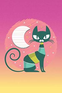 Katze mit Mond