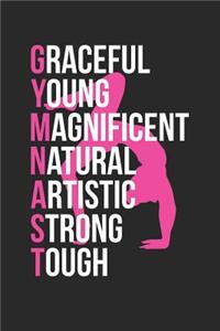 Gymnastics Notebook - Girls Gymnastics Gymnast Definition Gymnast Gift - Gymnastics Journal