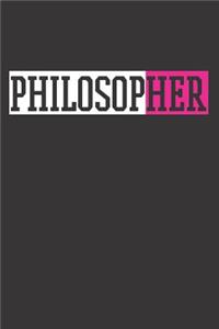 Philosopher Philosophy Teacher Notebook Journal
