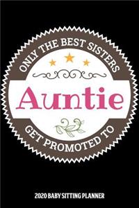 Auntie 2020 Baby Sitting Planner