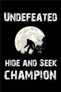 Undefeated Hide And Seek Champion