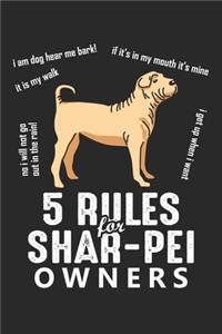 5 Rules for Shar-Pei Owners