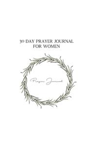 30 Day Prayer Journal For Women