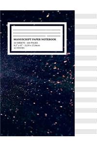 Manuscript Paper Notebook