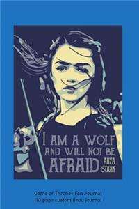 Arya Stark Game of Thrones Fan Journal