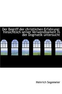 Der Begriff Der Christlichen Erfahrung
