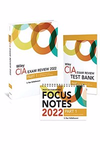 Wiley CIA 2022 Part 1 - Exam Review + Test Bank + Focus Notes, Essentials of Internal Auditing Set