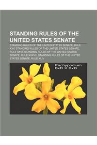 Standing Rules of the United States Senate