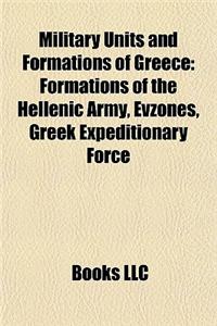 Military Units and Formations of Greece
