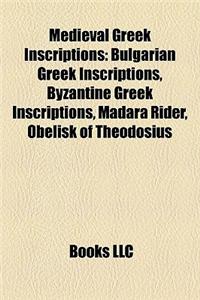 Medieval Greek Inscriptions