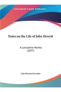 Notes on the Life of John Hewytt