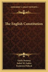 The English Constitution
