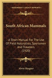 South African Mammals