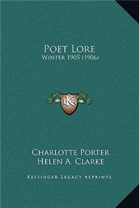 Poet Lore