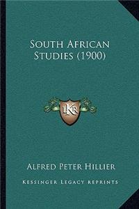 South African Studies (1900)