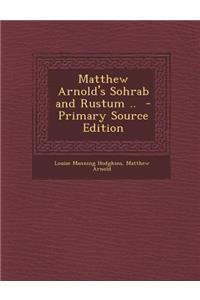 Matthew Arnold's Sohrab and Rustum ..
