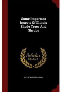 Some Important Insects of Illinois Shade Trees and Shrubs