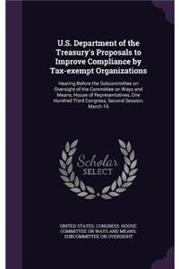 U.S. Department of the Treasury's Proposals to Improve Compliance by Tax-Exempt Organizations