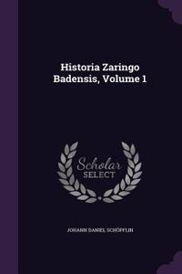 Historia Zaringo Badensis, Volume 1