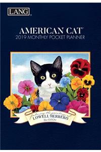 American Cat 2019 4.5 X 6.5 Monthly Pocket Planner