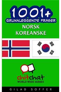 1001+ Grunnleggende Fraser Norsk - Koreanske