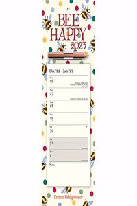 Emma Bridgewater Polka Dot & Bee Week-to-View Magnetic Memo Slim Calendar 2023