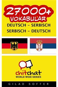 27000+ Deutsch - serbisch serbisch - Deutsch Vokabular
