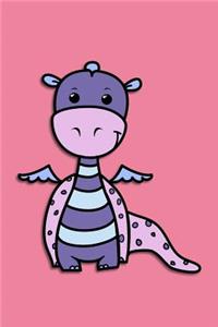 Cute Animals Journal - Little Dragon (Pink)