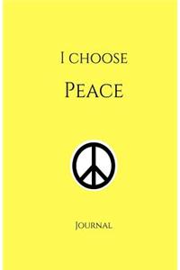 I Choose Peace Journal