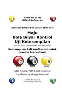 Maju Bola Bilyar Kontrol Uji Keterampilan