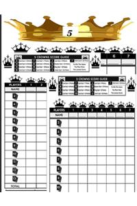 5 Crowns Score Sheets